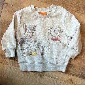 Kids Gray Paw Patrol Sweatshirt Size 3T